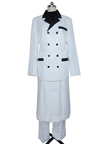 Final Fantasy Rufus Shinra White Adult Halloween Set Cosplay Costume