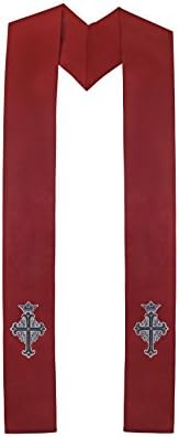 King of Glory Satin Clergy Minister Stole and Weddings