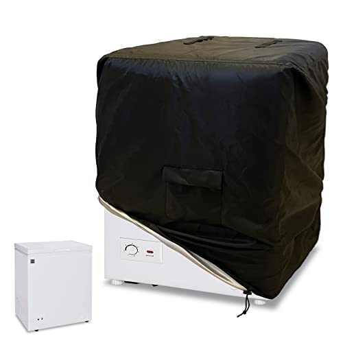 Bitubi Chest Freezer Cover Waterproof, Dustproof, SunProof, L38”W23”H34” Suitable For Most