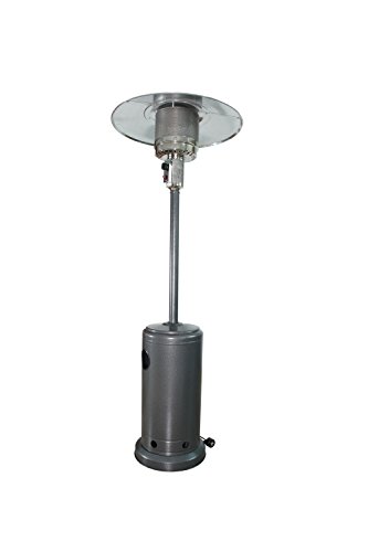 Baner Garden ASD-AS Outdoor Commercial Tall Garden Free Standing LP Gas Porch and Deck Propane Patio Heater with Cover, Silver - Thumbnail 7