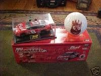 Dale Earnhardt Jr #8 Budweiser 2001 Dover Win Raced Version set, comes mounted in acrylic display case and with Wilson volleyball 1/24 Scale Clear Window Car Revell Limted Production With Certificate of Authenticity COA