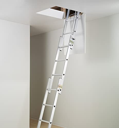 HAILO 9344-001 - Escalera escamoteable 3x4 (43x51x105)