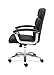 basyx by HON Executive Task Chair - Mid Back Leather Computer Chair for Office Desk, Black (VL103)