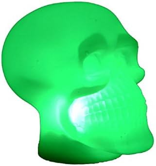 Axixi Halloween PVC Spoof Light Toy LED Ghost Gift Toy Light Skull Toy (Skull)