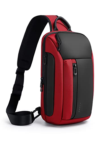 MRPLUM Sling Bag Crossbody Shoulder Backpack for Men Women,Casual Rucksack for Hiking Daypack Waterproof Sling Chest Bag