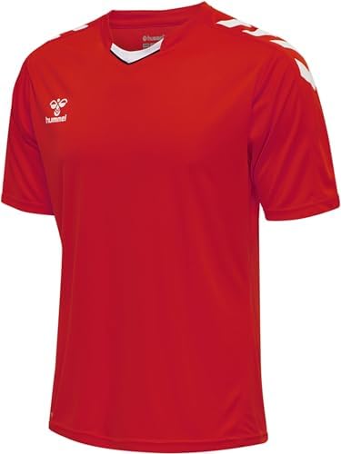 Herren Hmlcore Xk Poly Jersey S/S T Shirt, Rot, 3XL EU
