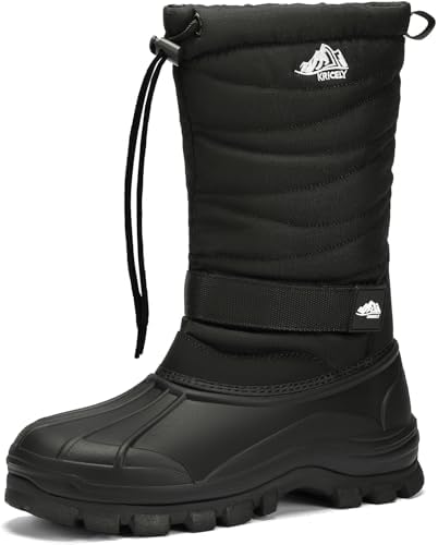 Amazon.com | ALEADER Winter Boots for Men, Waterproof Snow  display picture 3