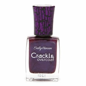 Sally Hansen Crackle Overcoat Nail Polish, Vintage Violet, 0.4 Fluid Ounce Sally Hansen Crackle Overcoat Nail Polish, Vintage Violet, 0.4 Fluid Ounce