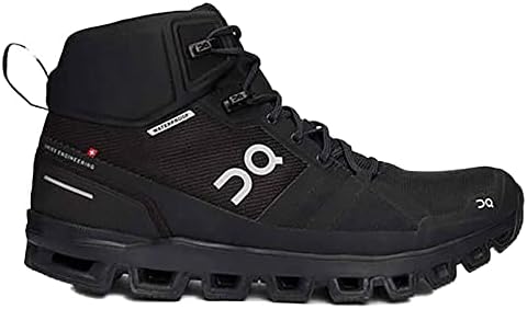 Amazon.com | On Men's Cloud 5 Waterproof Sneakers, Black/Black, 9