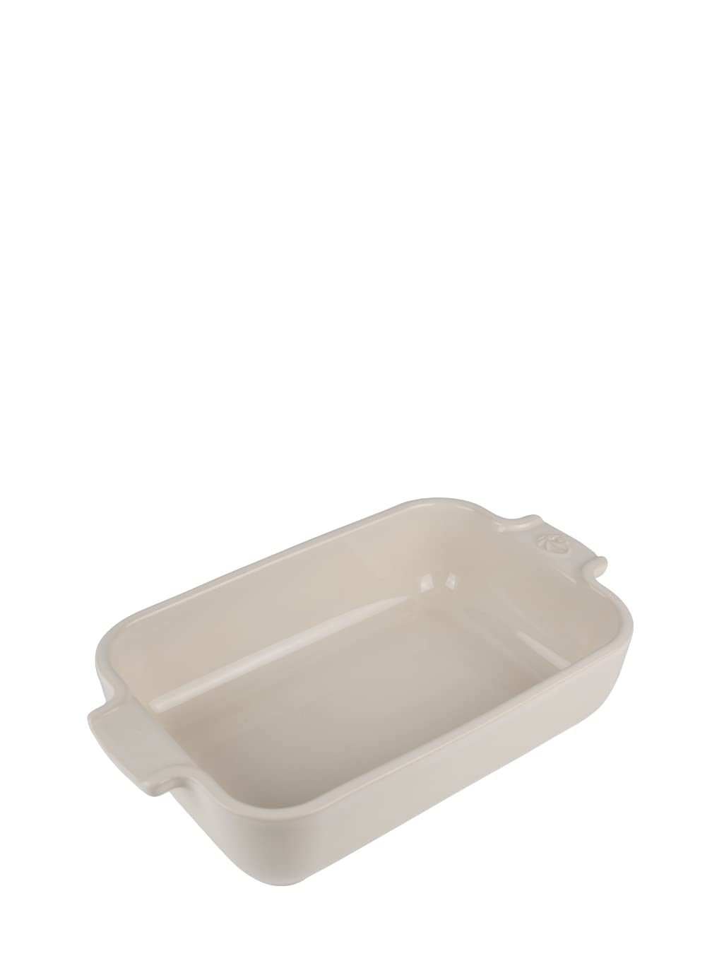 PEUGEOT - Rectangular ceramic casserole dish - 22 cm (including handles) x 12 cm x 4.5 cm - capacity: 850 ml - 10 year guarantee - ecru