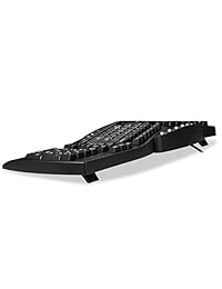 Perixx PERIBOARD 512 Teclado ergonómico de Split   diseño ergonómico Natural   Negro   voluminosos Tamaño 19.09"x9.29"x1.73"
