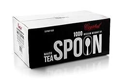Plastic Spoons, Medium Weight White PP