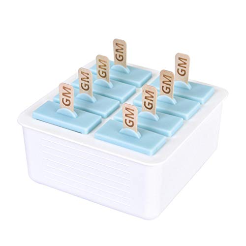 Frozen Ice Cream Lolly Juice Maker Mold 8 Cell Mould Popsicle Yogurt Icebox