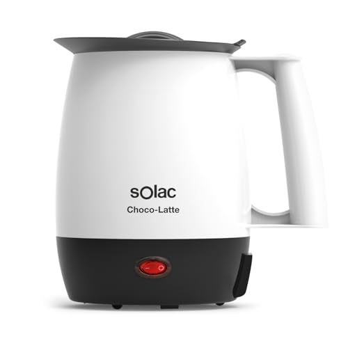MH9100 Choco-Latte Calienta leche, 250 W, Plástico, Blanco