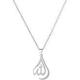 VASSAGO Allah Necklace for Women Stainless Steel Islamic Muslim Pendant Islam Eid Gift Religious Charm Jewelry