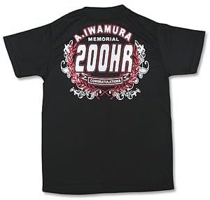 Amazon トップガン Top Gun 何苦楚魂 なにくそだましい 岩村 明憲0号本塁打記念tシャツ ブラック Tシャツ カットソー 通販