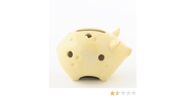 Amazon Com Money Talks Piggy Bank Small Change Swiss Bank