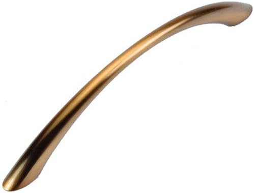 Lot of 10 Satin Rose Gold Arch 5" (128mm) screw-spacing Cabinet Handle Pulls P3221-SRG from Belwith's UltraMod
