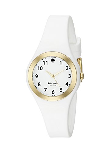 kate spade new york Women's 1YRU0793 Rumsey Analog Display Japanese Quartz White Watch