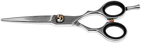 Feather Care Shears Razor,Barber Hair Cutting Scissors / Shears Japanese Stainless, Steel Hair Scissors – Mustache Scissors and Barber Scissors with Fine Adjustment Screw, (6 Inches, Color 6)
