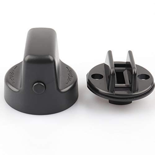Ignition Key Knob Push Turn Switch Base Key Ignition Knob Set D461-66-141A-02, D6Y1-76-142 Fits for 2006-2007 Mazda 6, 2007-2012 Mazda CX-7, 2007-2015 Mazda CX-9 4 door D46166141A02, D6Y176142
