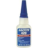 Super Bonder&reg; 420&trade; Instant Adhesive (Meets MIL-A-46050C Type II, Class I), Clear, 1oz Bottle