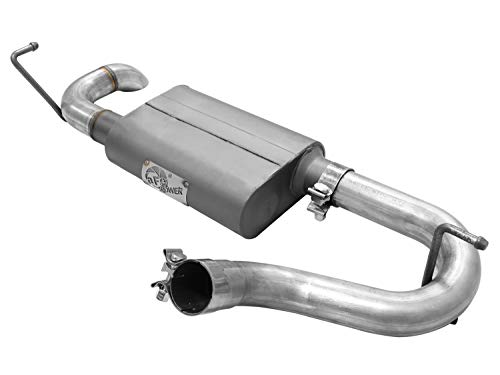 aFe (49-08046) Scorpion 2-1/2″ Aluminized Hi-Tuck Axle-Back Exhaust System for Jeep Wrangler JK V6-3.8/3.6L Engine