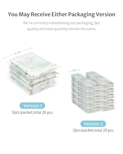 Blissful Diary 20 Pcs Toilet Seat Covers Disposable for Toddlers & Adults, Extra Large Waterproof, Portable Package for Travel, Kids Potty Training