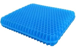 Volosso Seat Cushion,Ergonomic Gel Seat Cushion for Long Sitting, Tailbone and Coccyx Pain Relief, Wheelchair Pad, Gel Coolin