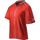 Mizuno Comp Short sleeve Batting Jacket, Red, EXTRA LARGE (XL)
