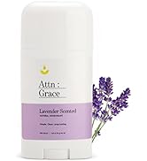 Attn: Grace Aluminum-Free Deodorant, Lavender Scented - All Natural Long Lasting and All Day Odor...