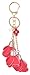 Giftale Flower Key Ring Handbag Accessories Tassels Keychain for Handbag Pack of 2