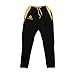FlexzFitness Men's Workout Running Pants and Sweatpants - Lightweight Winter Gym Pants with Pockets and Zippers Black