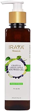 Iraya Shower Gel - Grapes & Green Apple, 250 ml