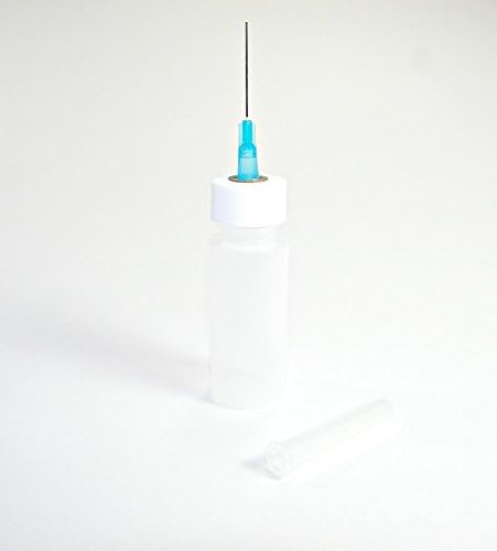 Gaunt Industries HYPO-2005 (4 Pack)- Gun Oil Lubrication Applicators - 1/2 Ounce Clear Round Plastic Bottle with 25 Gauge Blunt Tip - Precision Oil Dispensers