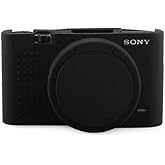 kinokoo Silicone Case for Sony DSC-RX100M2/M3/M4/M5/M6 DSC-RX100 RX100 II/RX100 III/RX100 IV/RX100 V/RX100 VI Protective Rubber Cover (Black)