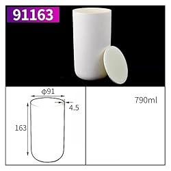 Laboratory Crucible Cylindrical Corundum Crucible