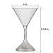 Lily's Home LED Light Up Flashing Plastic Martini Cocktail Glasses, Color Changing with 7 Different Colors and Rainbow Mode, Essential For Parties (6 oz. Each, Set of 4)