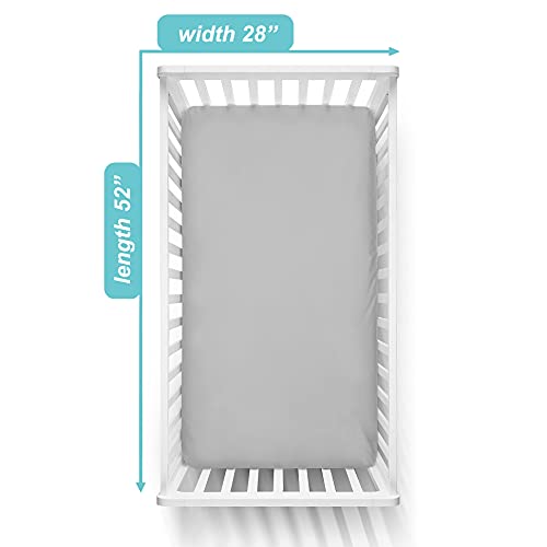 American Baby Company 100 Cotton Jersey Knit Fitted Crib Sheet for