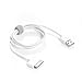 eimolife Apple Authorised MFI Certificate 1.2M USB Sync Data Charging Charger Cable Cord For Apple iPhone 4/4S/iPad 2/iPod Touch/Nano (6th Generation) - White