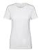 Next Level Apparel Women's Crewneck Short Sleeve T-Shirt, M, WHITE