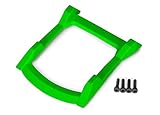 Traxxas 6728G - Skid Plate, roof (Body) (Green)/ 3x12 CS (4)