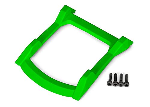 Traxxas 6728G - Skid Plate, roof (Body) (Green)/ 3x12 CS (4)