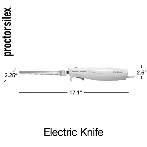 Proctor Silex Easy Slice Electric Knife for Carving Meats, Poultry