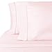 Grace Premium Microfiber Sheet Set- Super Soft, Deep Pocket, Embellished with Hypoallergenic, Wrinkle Resistant and Fade Resistant Brushed Microfiber – 4 Piece Set (Queen, Pink)