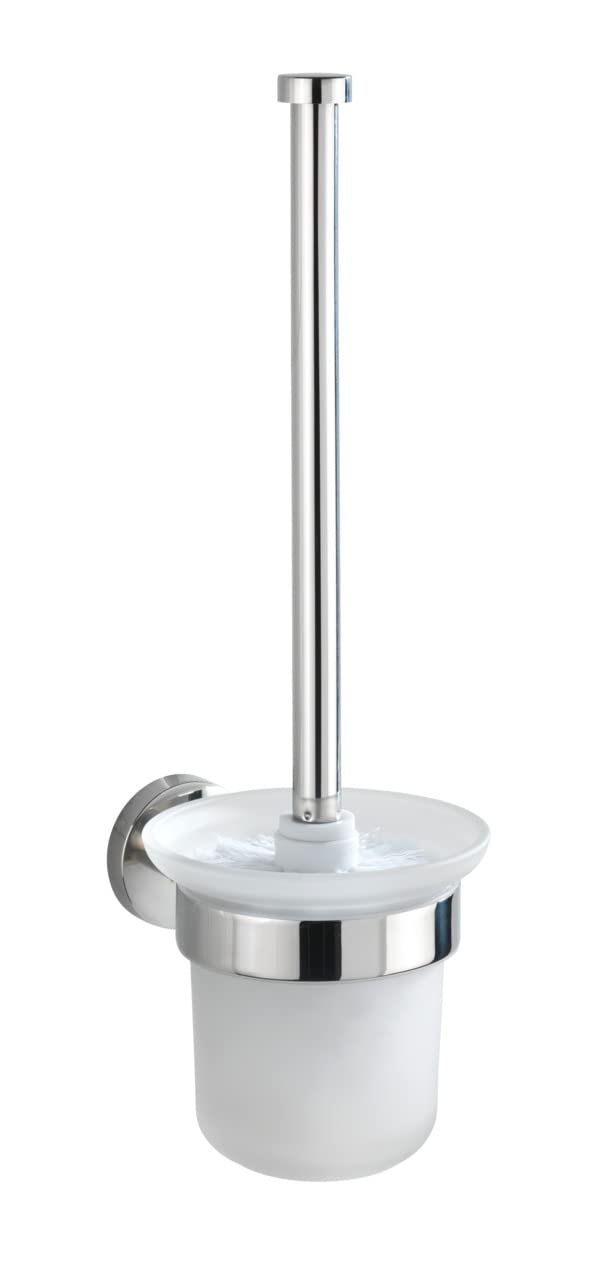 WENKO 20219100 Toilet brush Bosio Shine - Stainless steel, 10 x 35 x 14 cm, Shiny — image 1