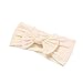 Baby Stretchy Headband Turban Knotted, Girl's Hairbands with Bows Big Hair Bow Headband for Infant Baby Girls (AM05)
