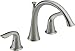 Delta Faucet Lahara 2-Handle Widespread Roman Tub Faucet - Brushed Nickel - Stainless T2738-SS