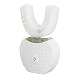 Ultrasonic Rechargeable Electric Toothbrush V-WHITE 360° Automatic Toothbrush Whitening Electric Power Toothbrush for Adults，30'' Automatic Timer, 4 Optional Modes, Wireless Charging, FDA/IPX7