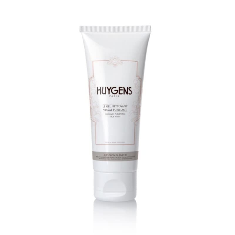 HUYGENS - Infusion Blanche Purifying Face Wash - Tea Tree Extract - Revitalizes & Hydrates Stressed Skin - Vegan, Organic & Natural - Fragrance, Sulfates & Alcohol Free - 75ml